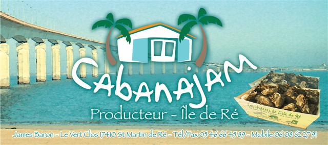 CABANAJAM, dégustation et vente d'huitres saint martin de Ré