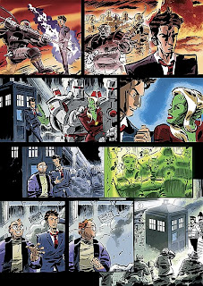Dan McDaid's Hotel Historia strip from Doctor Who Magazine