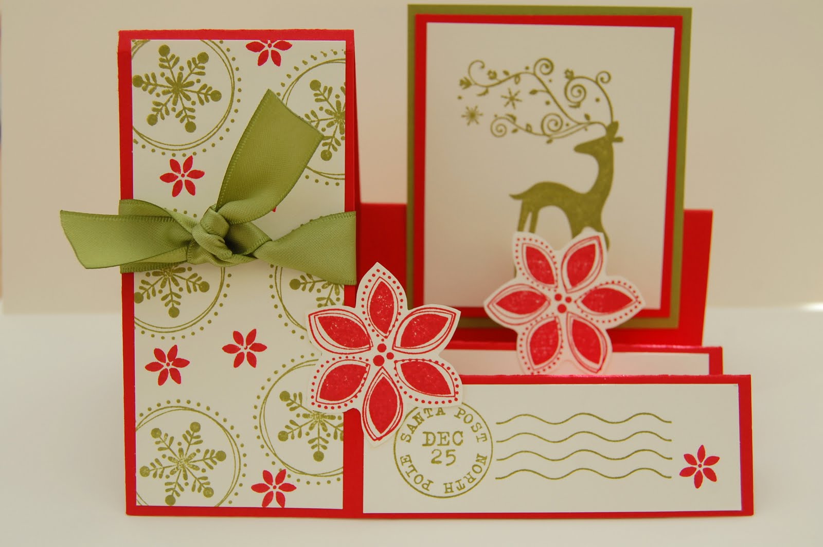CRAFTY RED: Stampin' Up Christmas cards