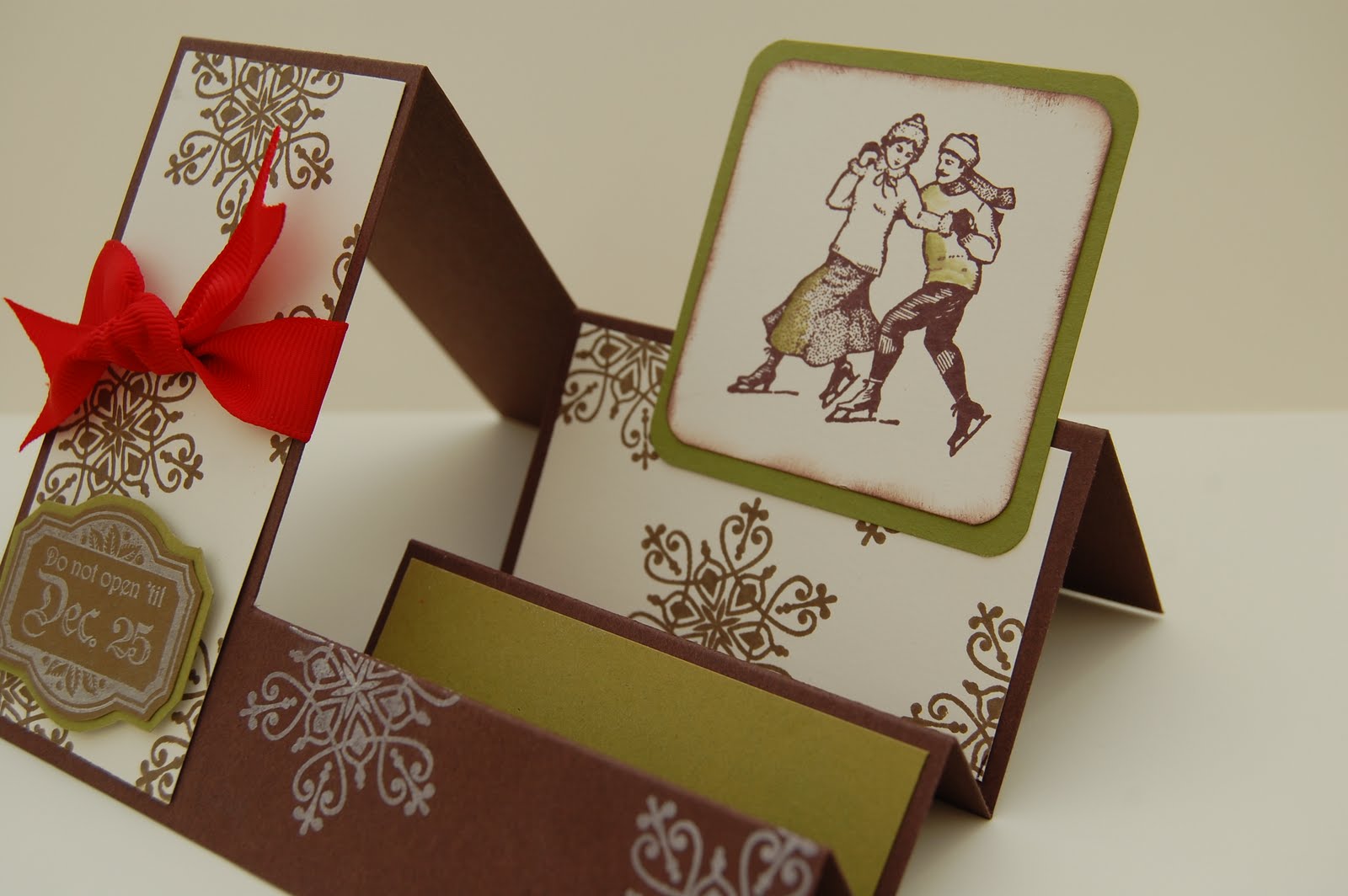 CRAFTY RED: Stampin' Up! Christmas Card