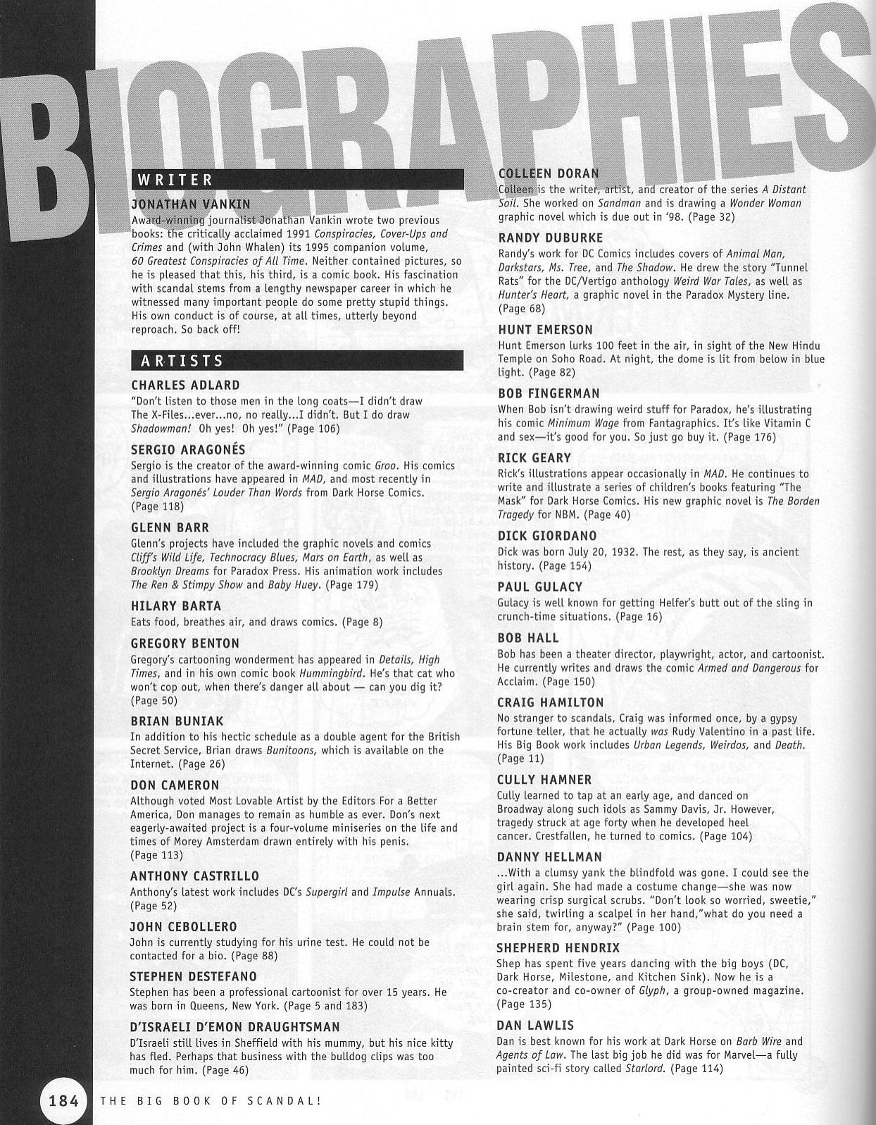 Read online The Big Book of... comic -  Issue # TPB Scandal! - 184