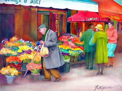 Beautiful Paintings of a Blind Artist Seen On 
www.coolpicturegallery.net