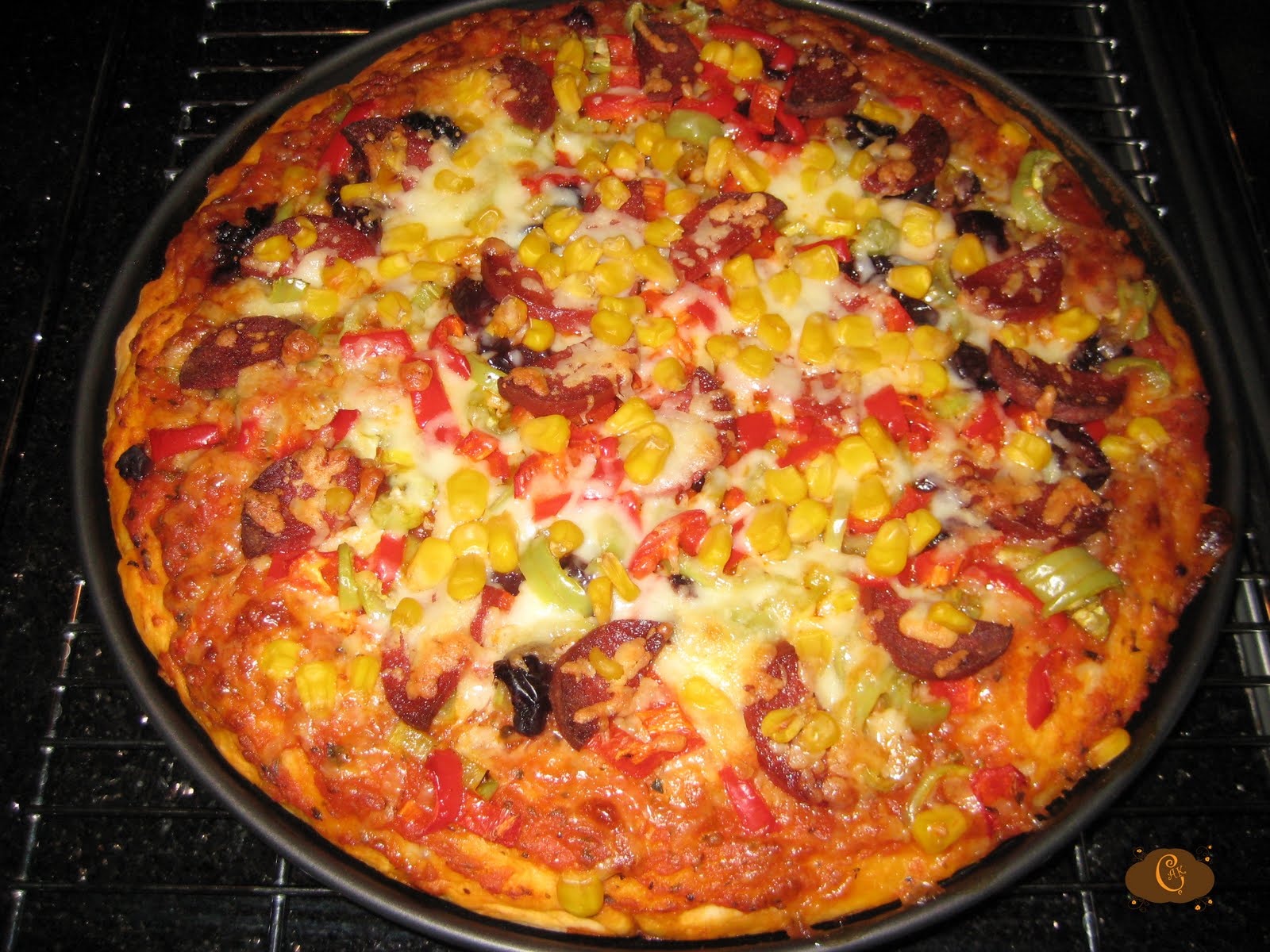 пицца из кабачков на сковороде с колбасой и сыром и помидорами на сковороде рецепт фото 88