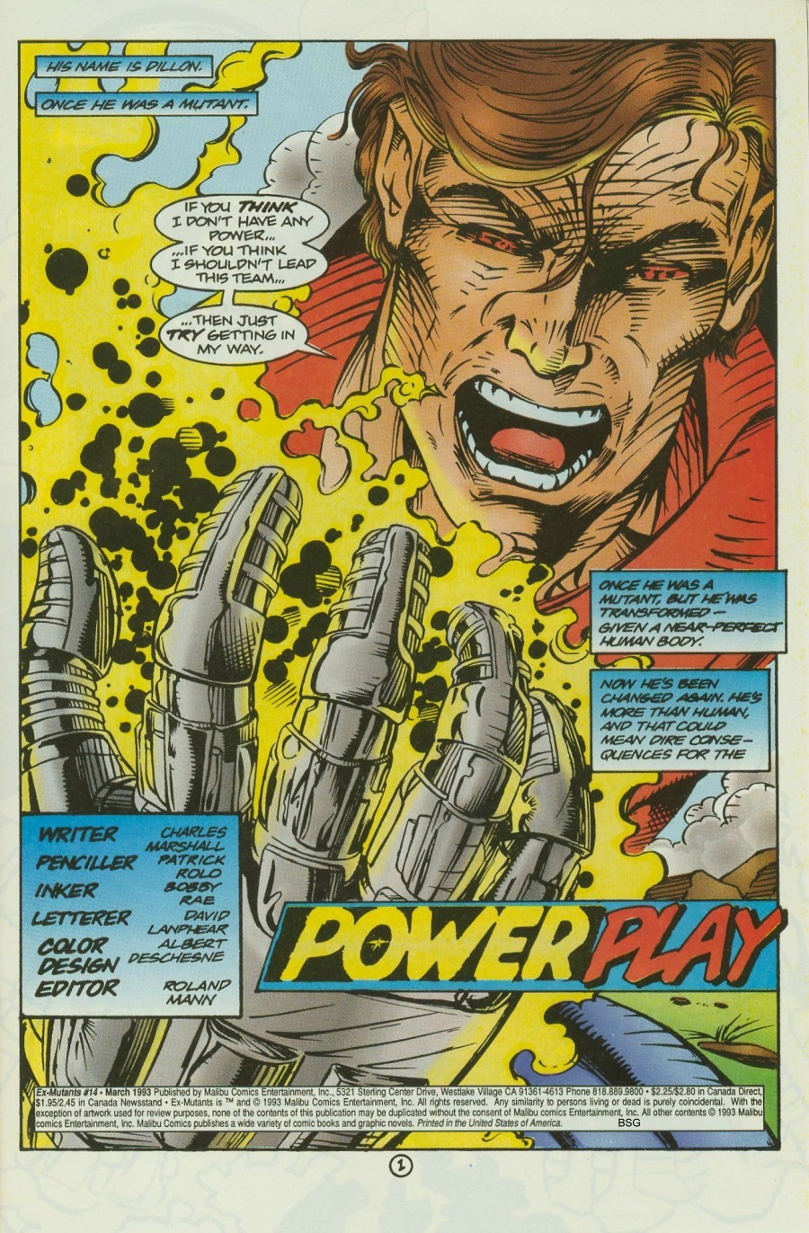 Read online Ex-Mutants comic -  Issue #14 - 3