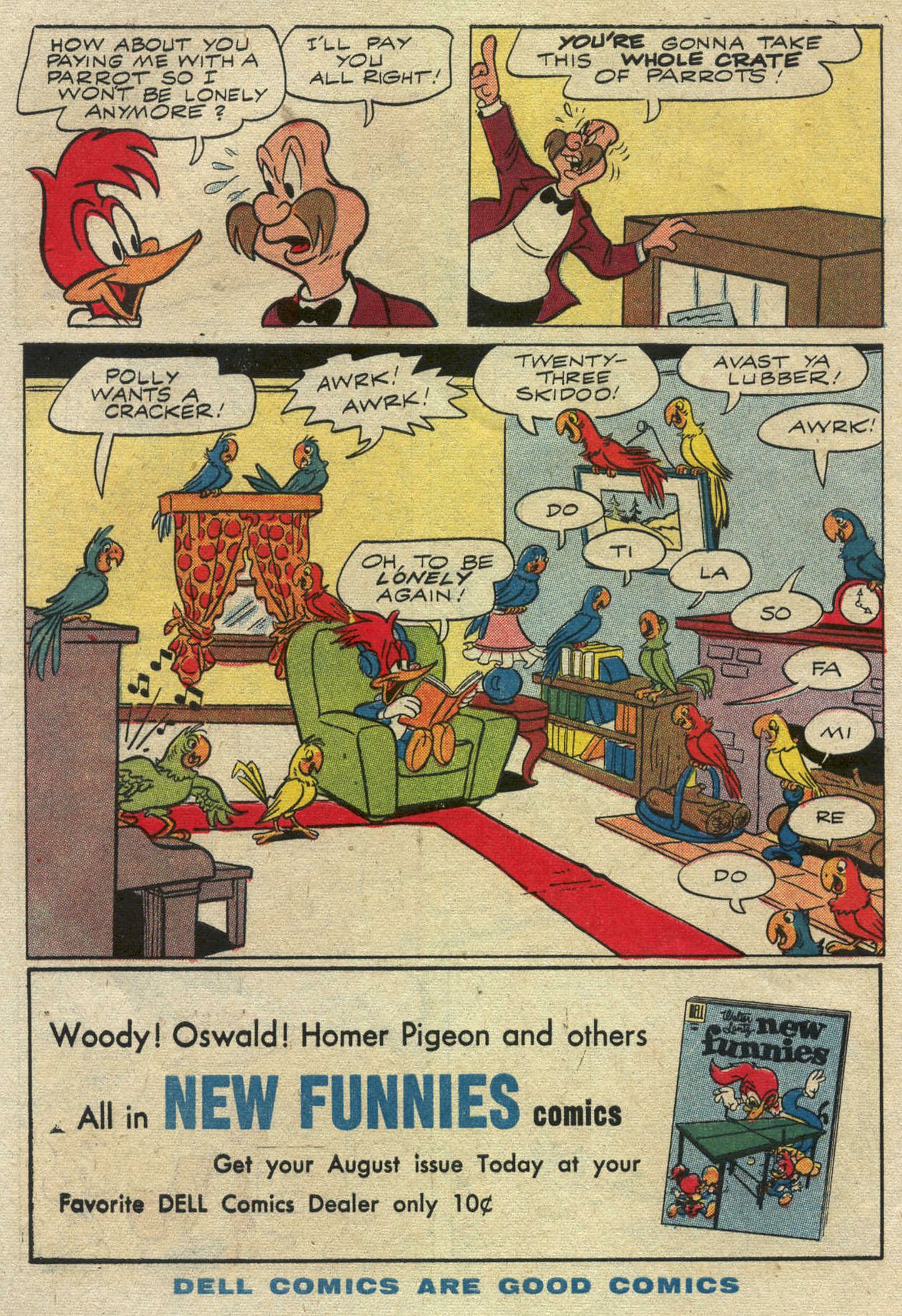 Read online Walter Lantz Woody Woodpecker (1952) comic -  Issue #32 - 34