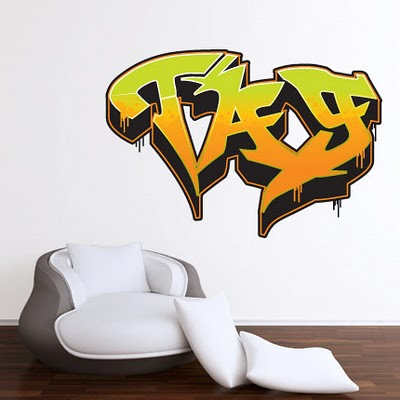 Furniture Graffiti Alphabet 01
