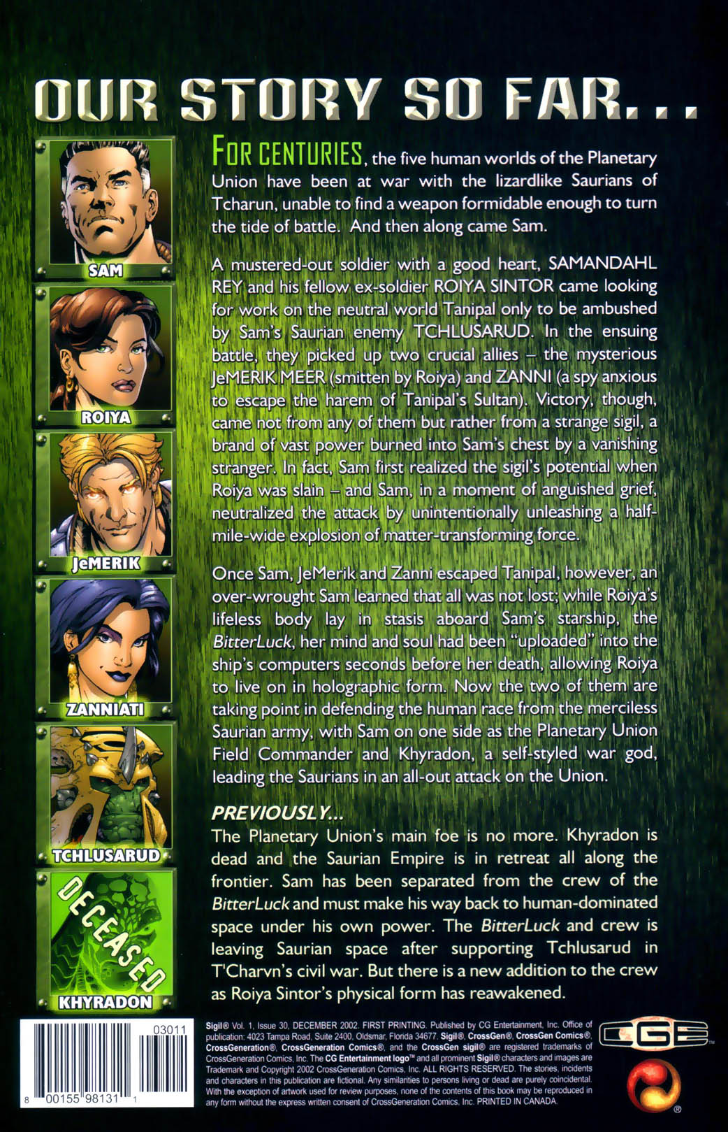 Read online Sigil (2000) comic -  Issue #30 - 3