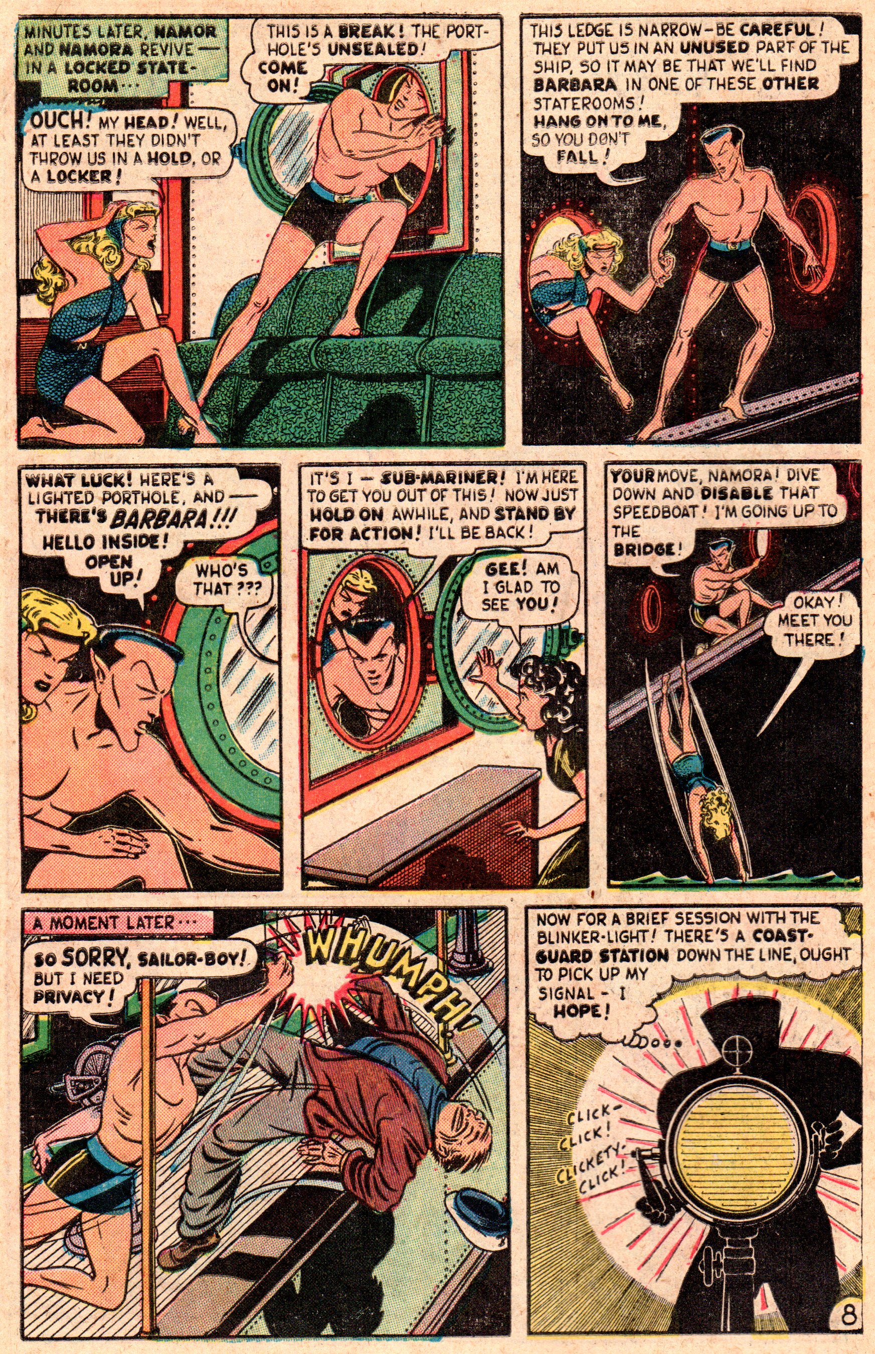 Read online Sub-Mariner Comics comic -  Issue #28 - 10