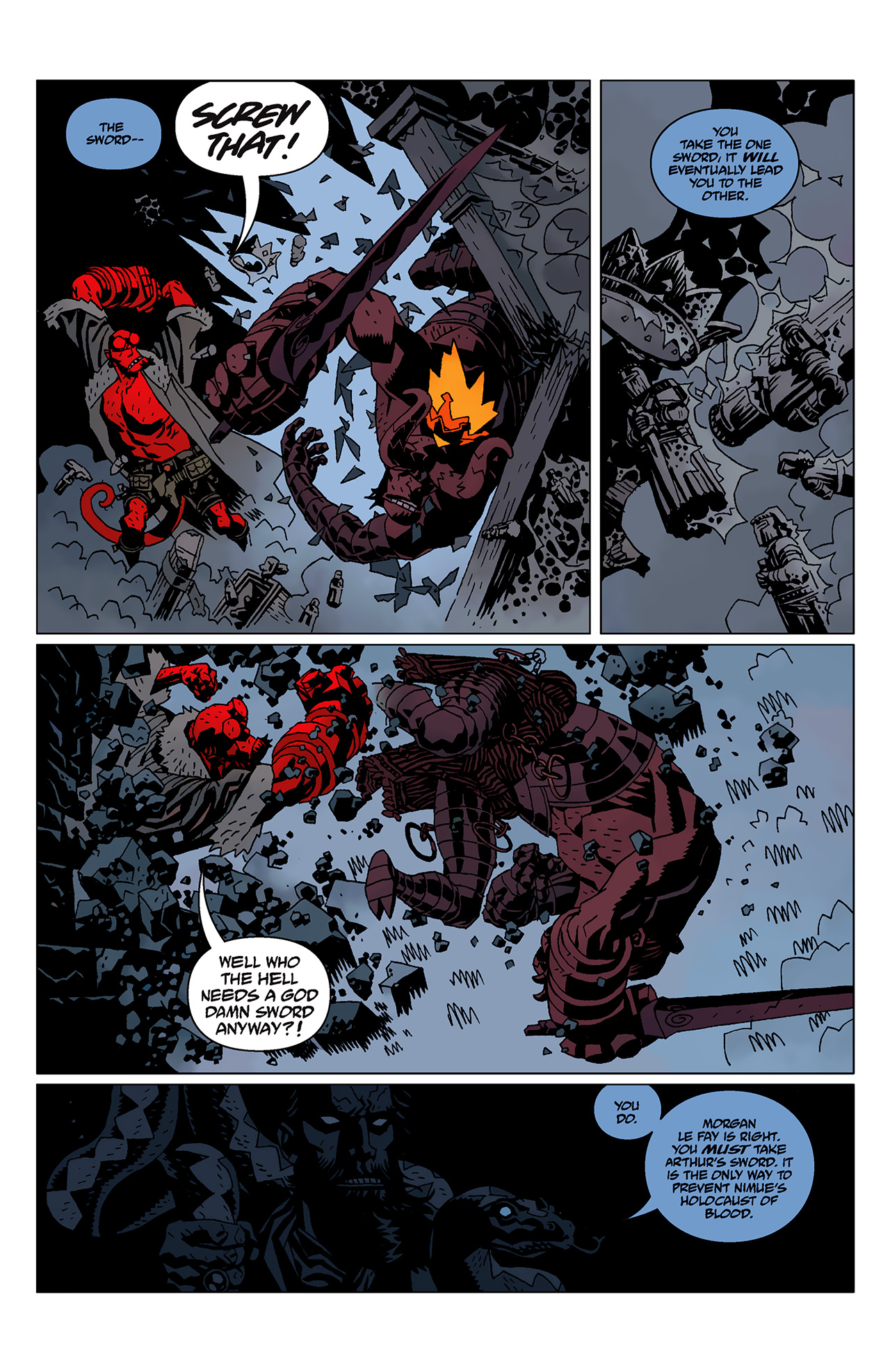 Read online Hellboy: The Wild Hunt comic -  Issue #7 - 17