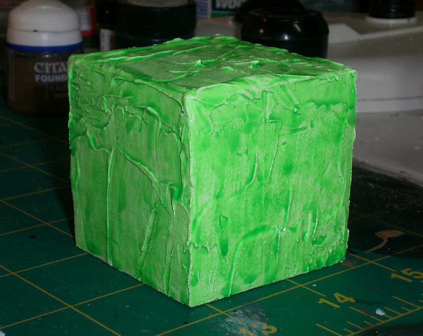The Society of Torch, Pole and Rope Artsy Craftsy (and Cheapsy) Gelatinous Cube
