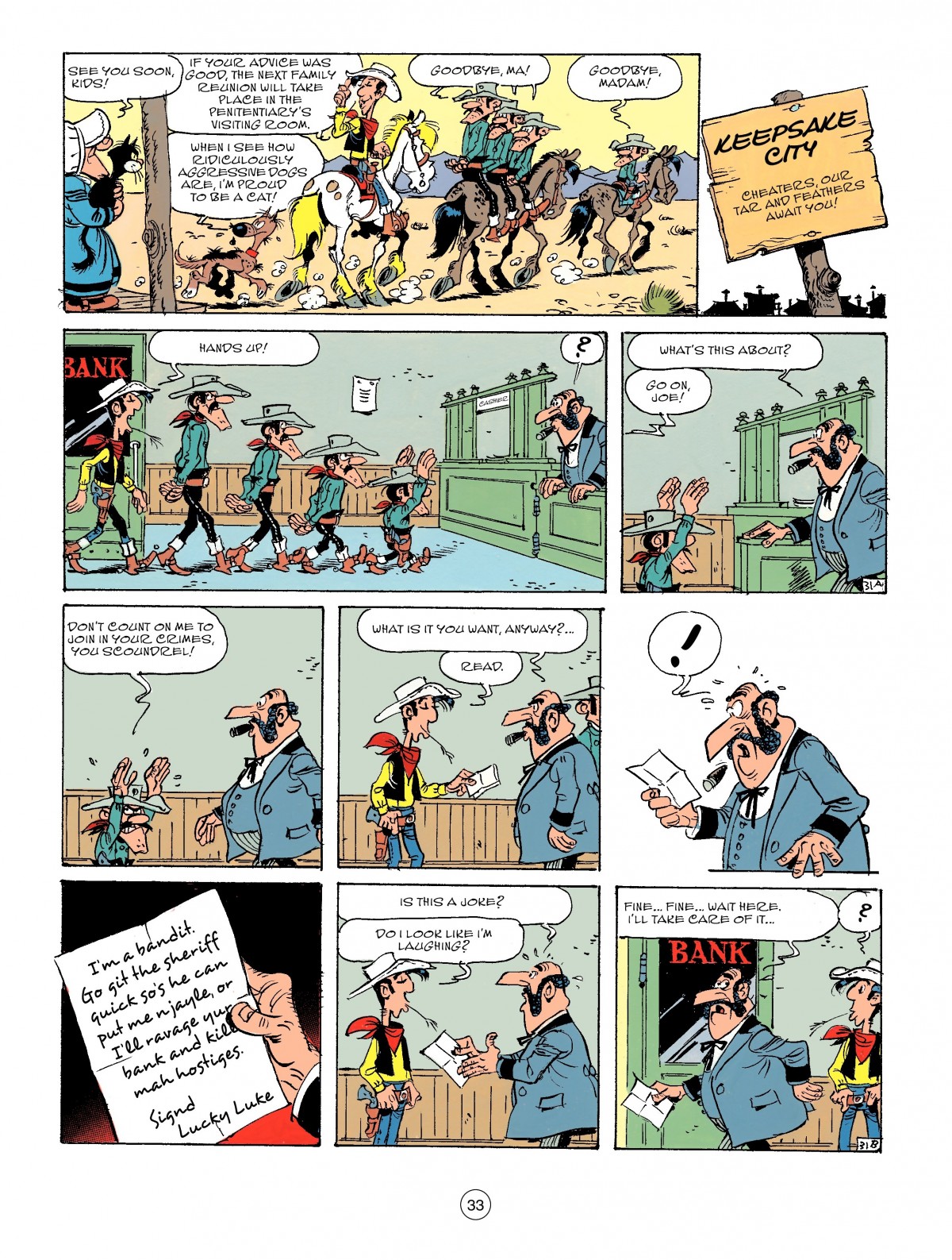 Read online A Lucky Luke Adventure comic -  Issue #49 - 33
