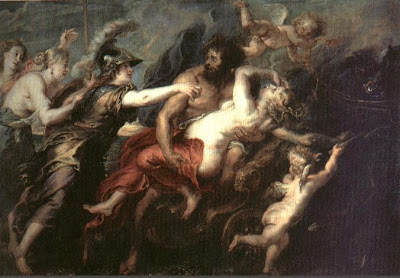 El rapto de Proserpina, Rubens