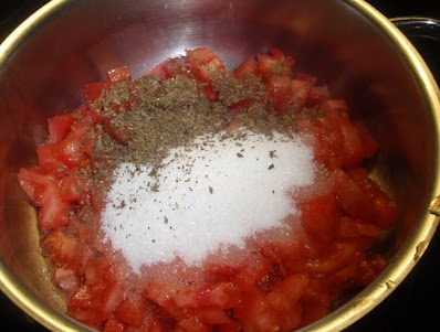 elaboración de mermelada de tomate