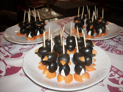 Pingüinos de aceituna
