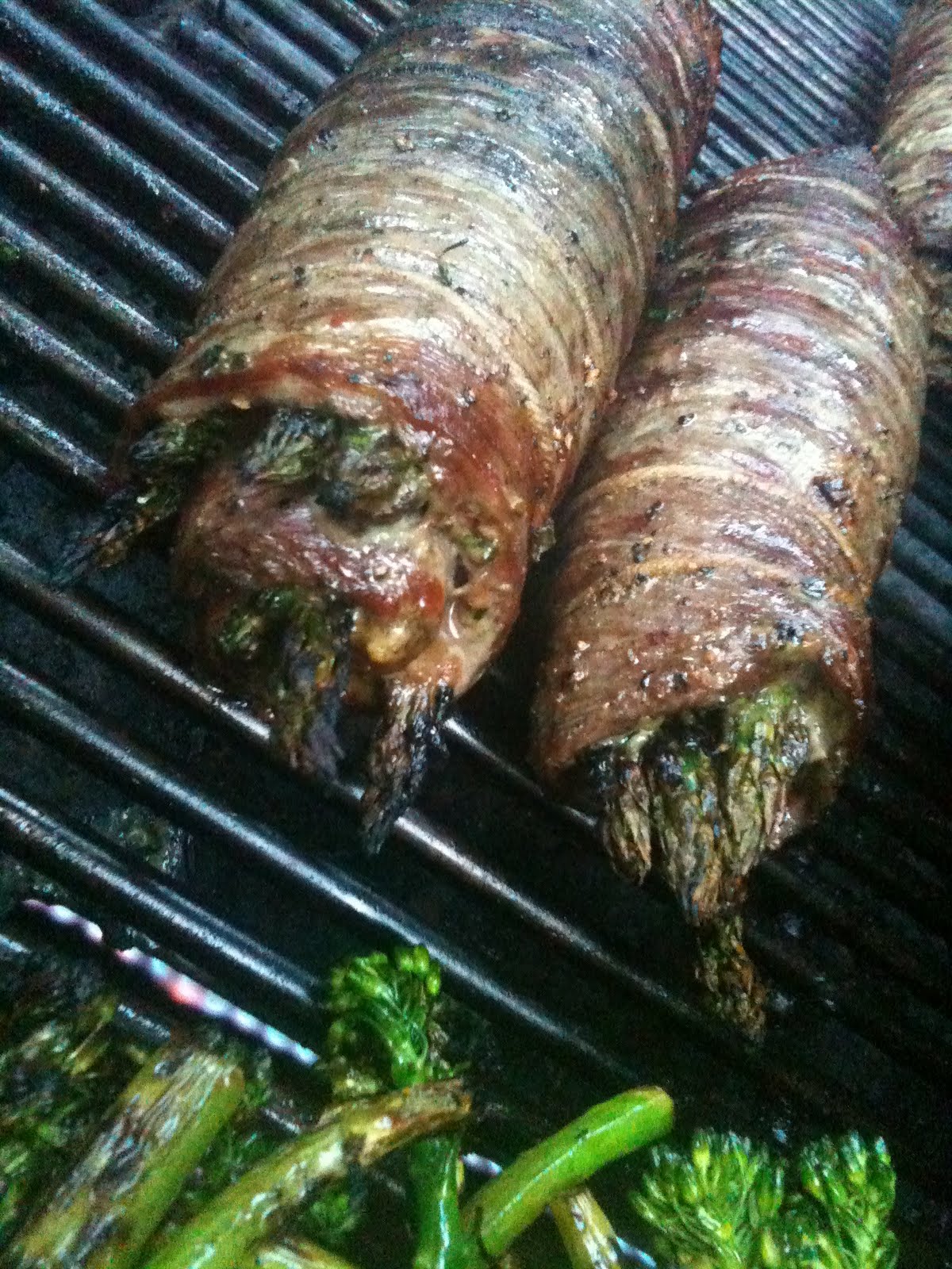 Grilling the Flank Steak Roll