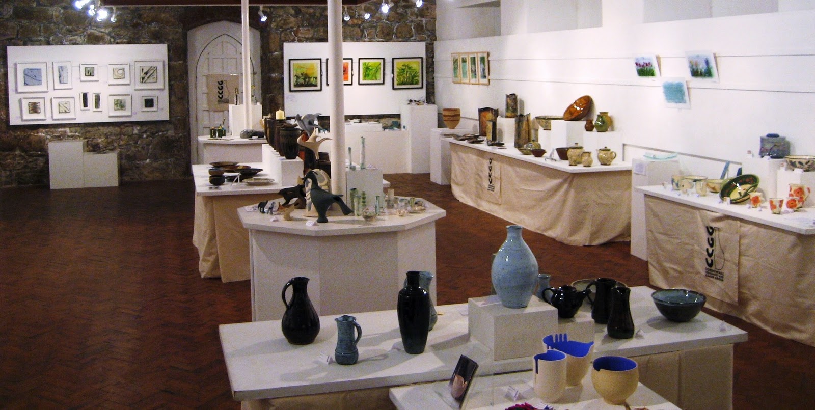 CornwallCeramicsandGlassGroup Group exhibition at The Crypt Gallery St Ives