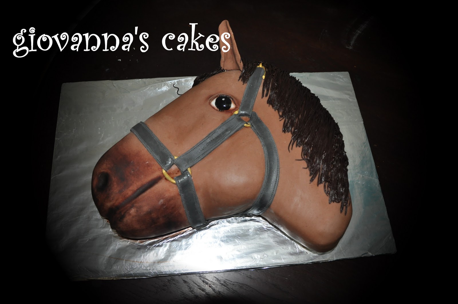 giovanna's cakes Horse head cake