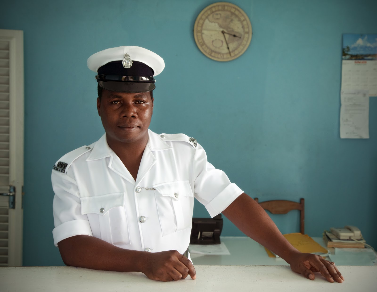 Philip Bermingham Photography Royal St. Vincent and Grenadines Police Officer