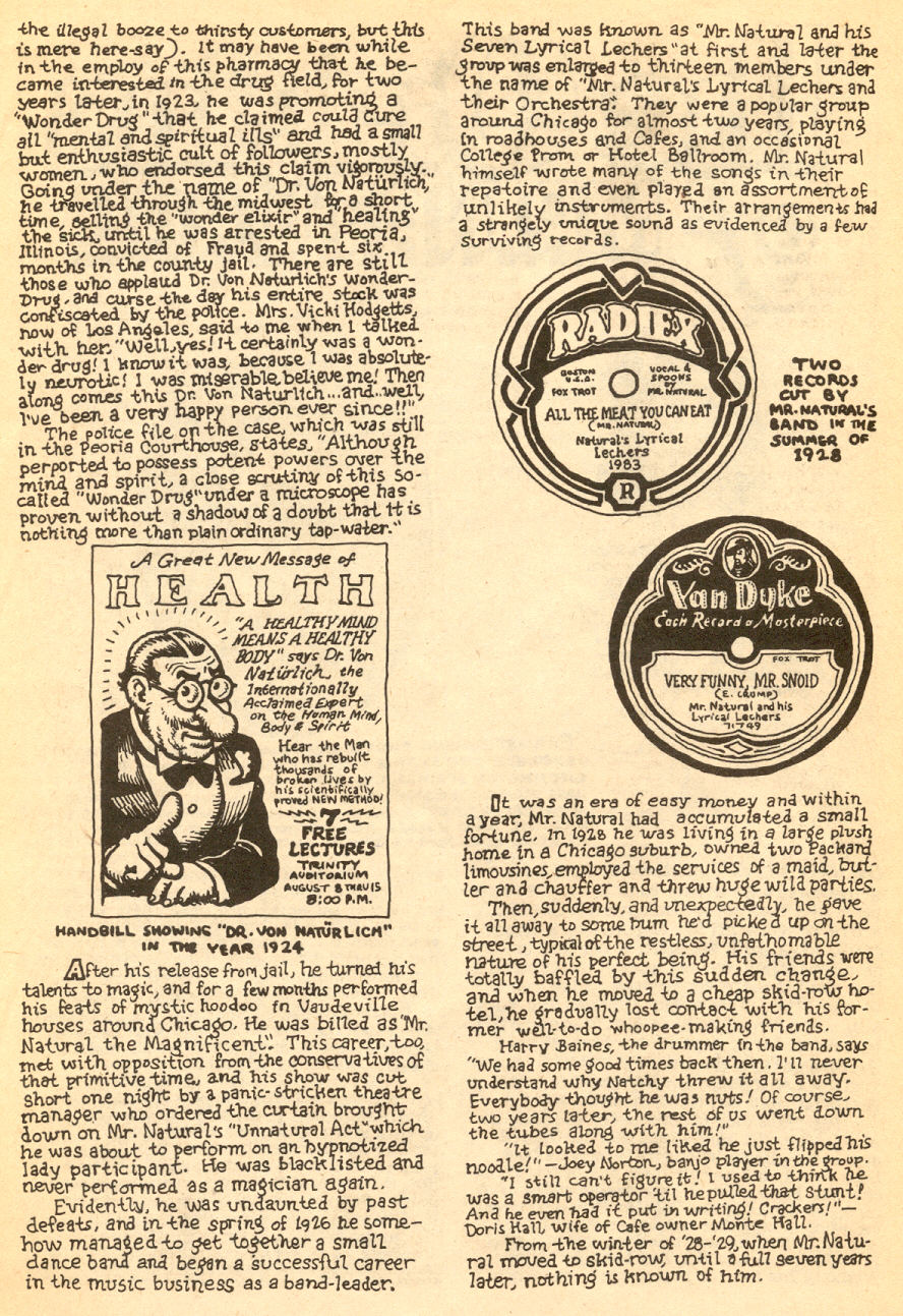 Read online Mr. Natural comic -  Issue #1 - 12