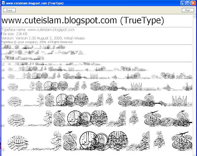 Islamic Fonts