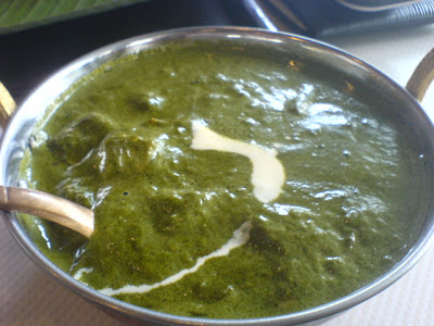 Muthu's Curry, palak paneer