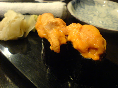 Sushi Yoshida, uni gunkan