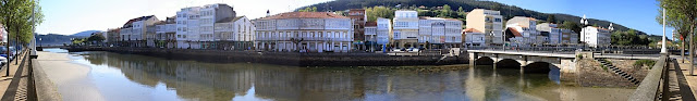 fotografía panorámica cedeira y rio condomiñas