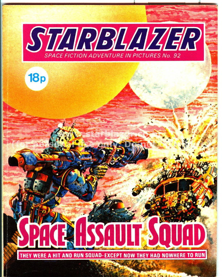 Read online Starblazer comic -  Issue #92 - 1