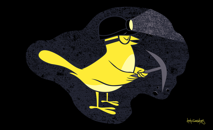 Israel Matzav Canary in the coal mine