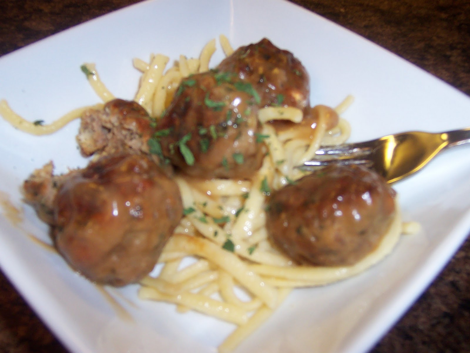Adventures of a PHAT Southern cook Turkey Meatballs with Egg noodles