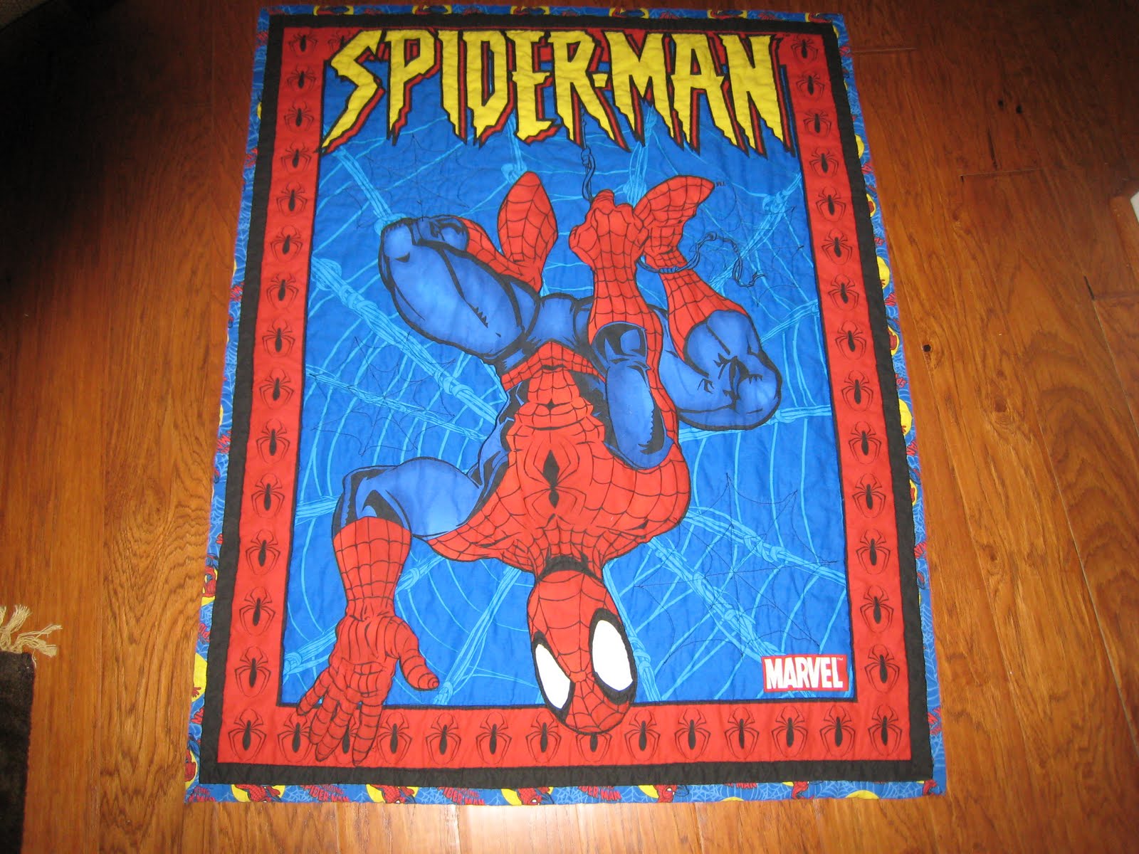 Quilt Bindings A Spiderman Quilt for DGS
