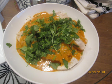 ling cod with yellow curry