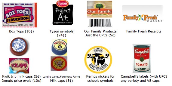 Boxtops and other Labels
