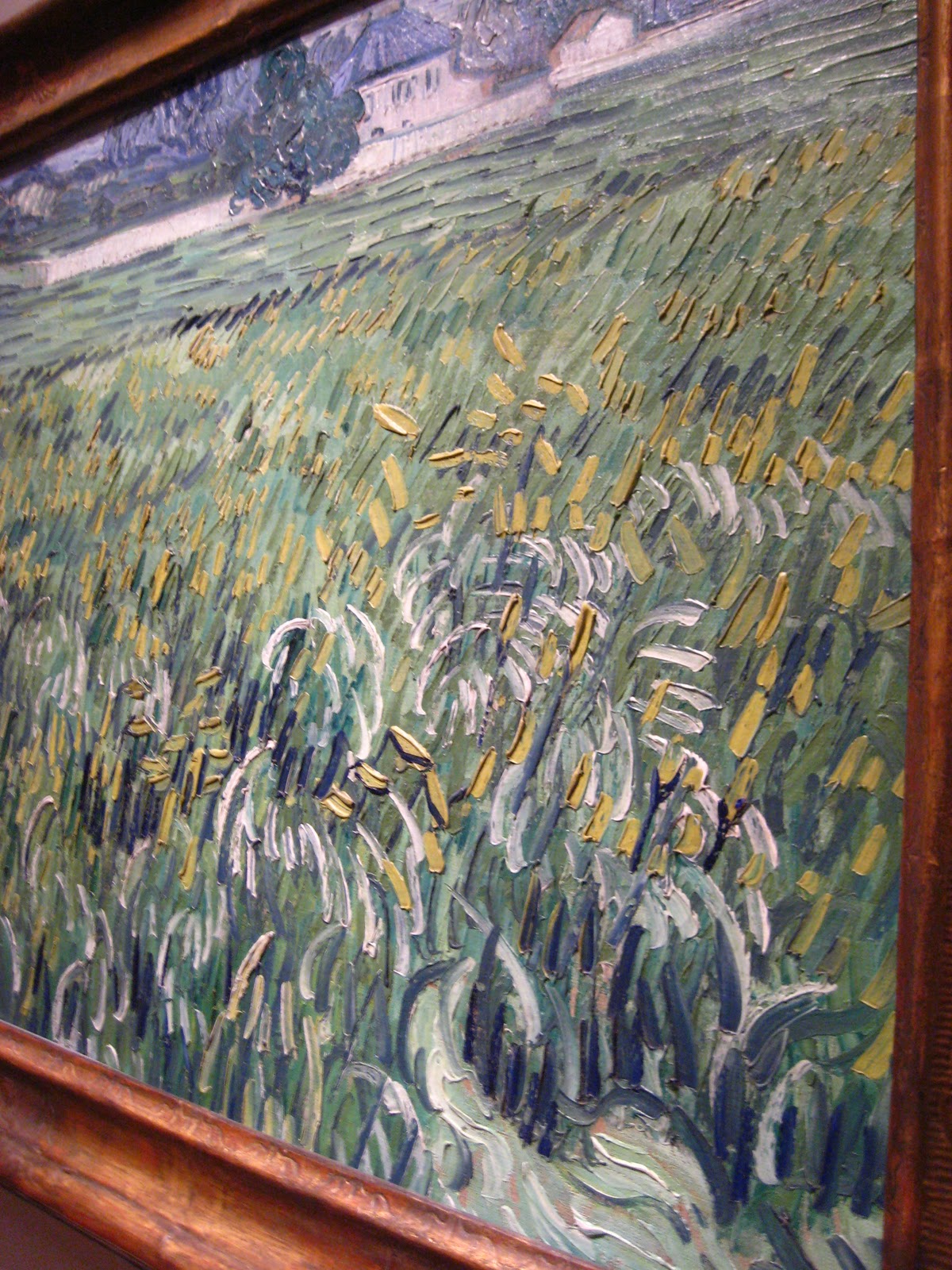 Painting details Van Gogh's brushes