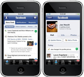 Preview of Facebook for iPhone 2.0