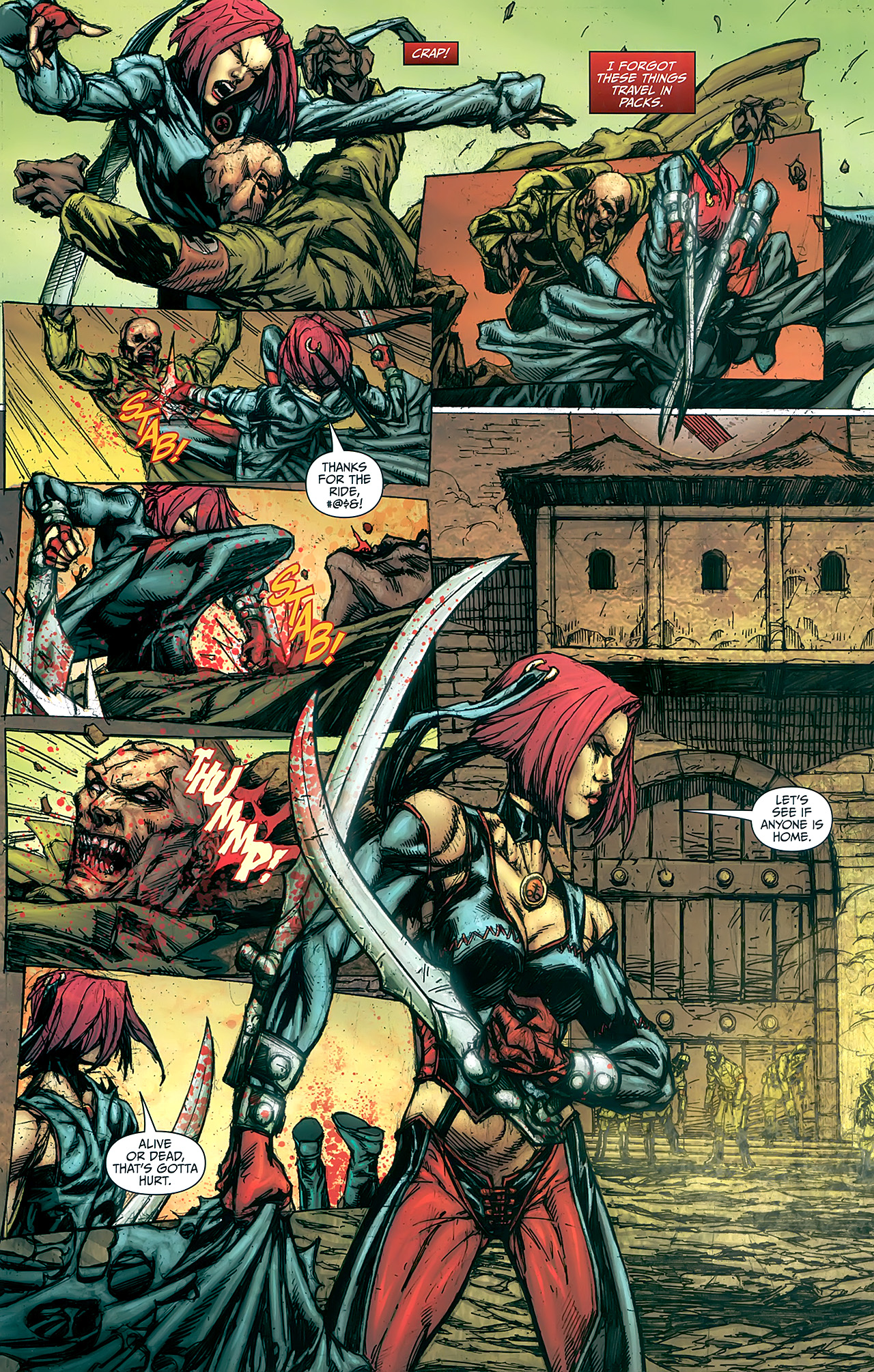 Read online BloodRayne: Revenge of the Butcheress comic -  Issue # Full - 8