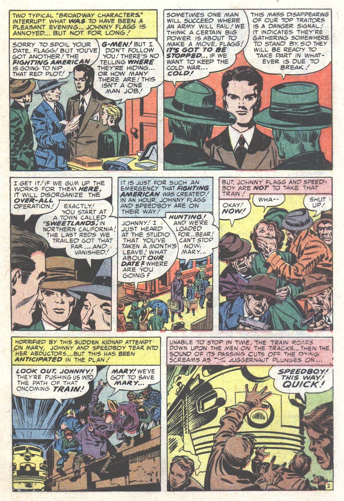 Read online Fighting American (1954) comic -  Issue #2 - 25