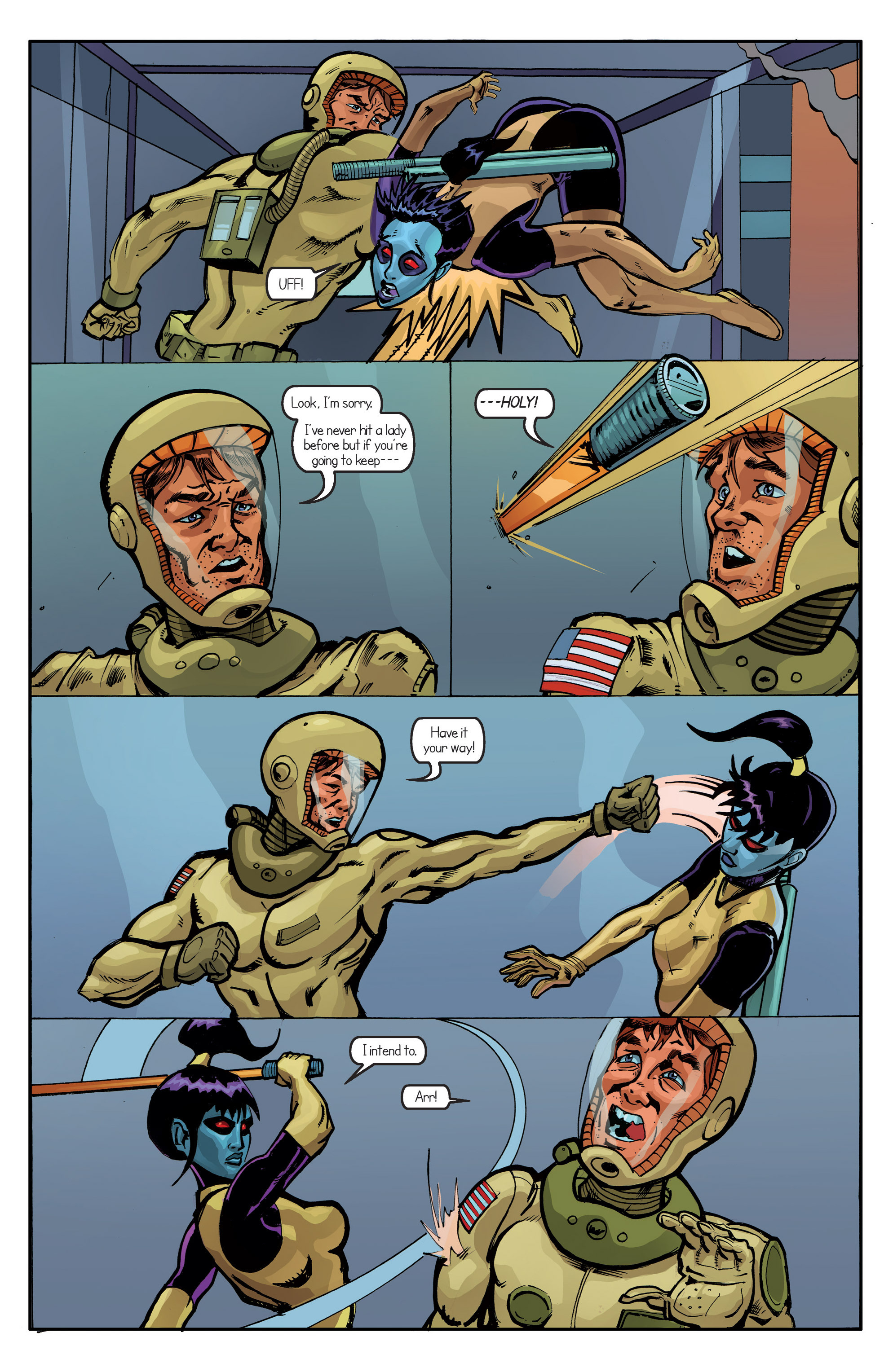 Read online Zoe Dare Versus The Disasteroid comic -  Issue #3 - 14