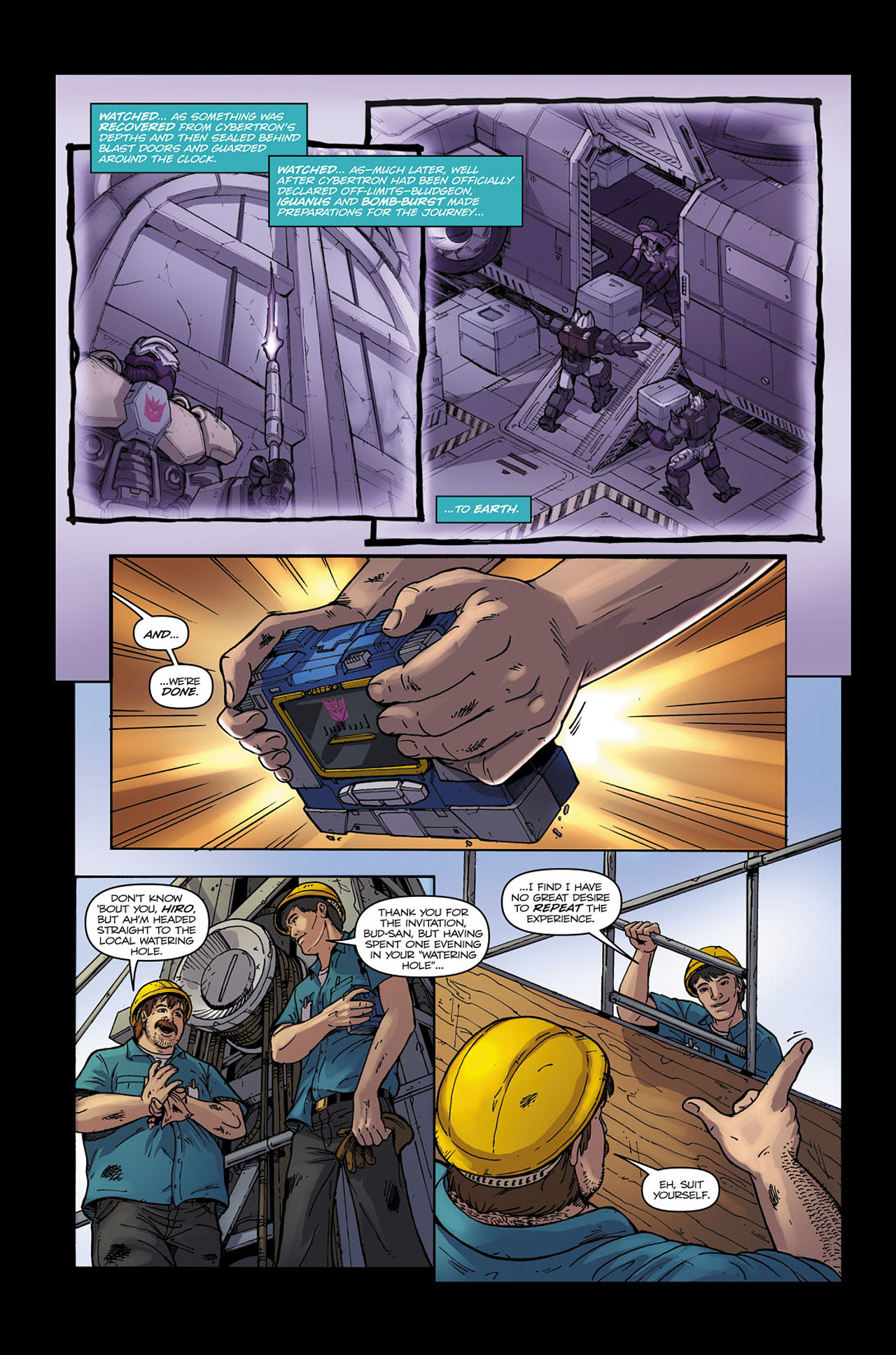Read online Transformers Spotlight: Soundwave comic -  Issue # Full - 8
