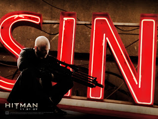 Hitman Agent 47 with Sniper Rifle HD Wallpaper