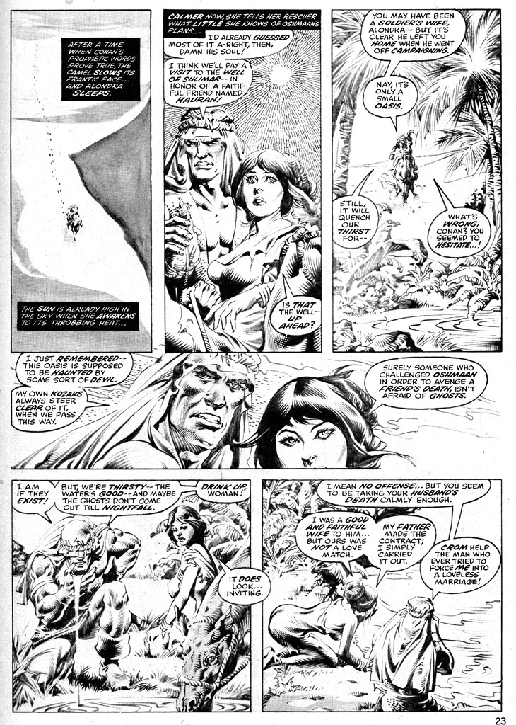 Read online The Savage Sword Of Conan comic -  Issue #37 - 23