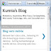 Blog versi mobile