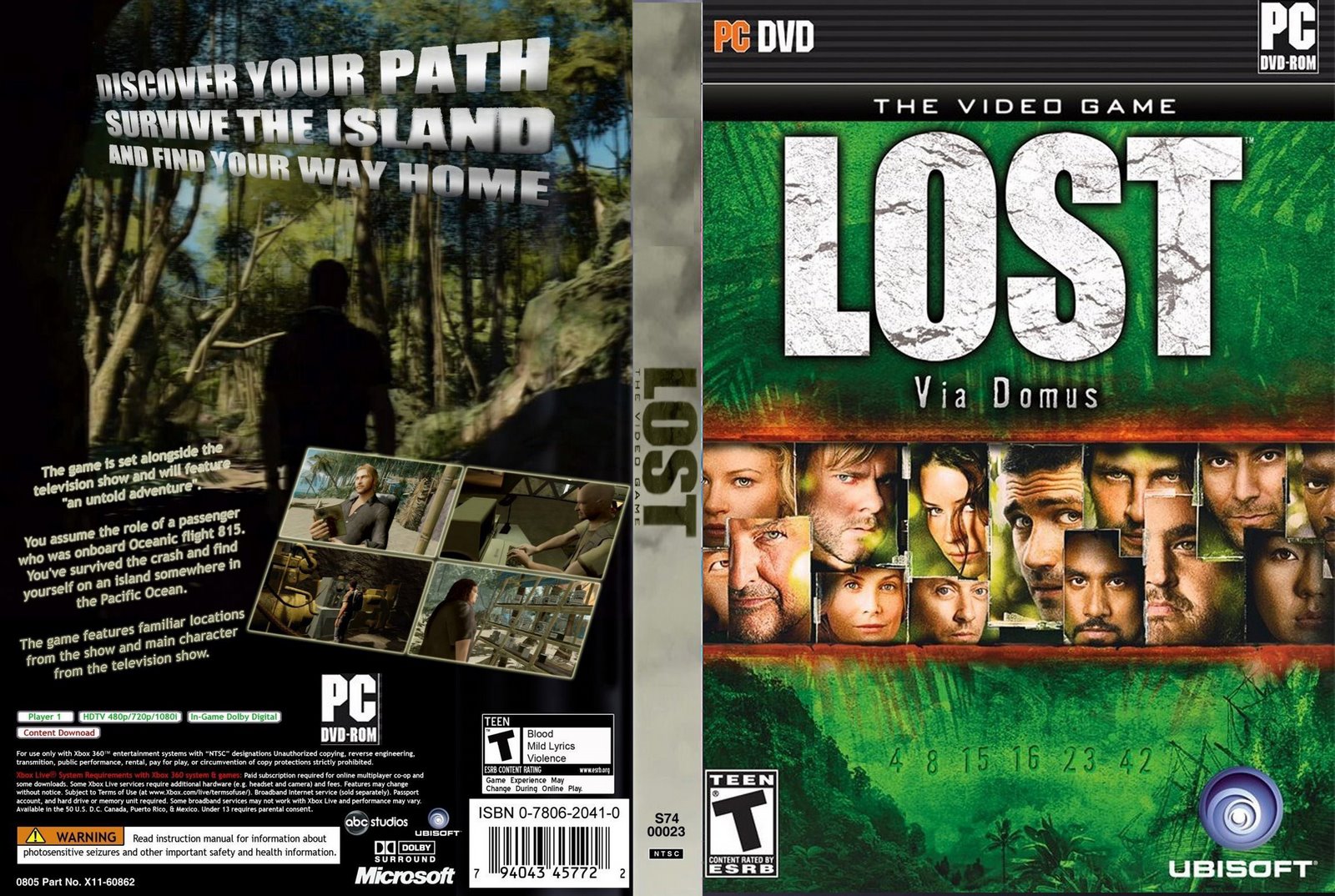 Обзор игры lost. Игра Lost via Domus. Lost: via Domus (Xbox 360) обложка. Lost via Domus обложка. Остаться в живых игра обложка.