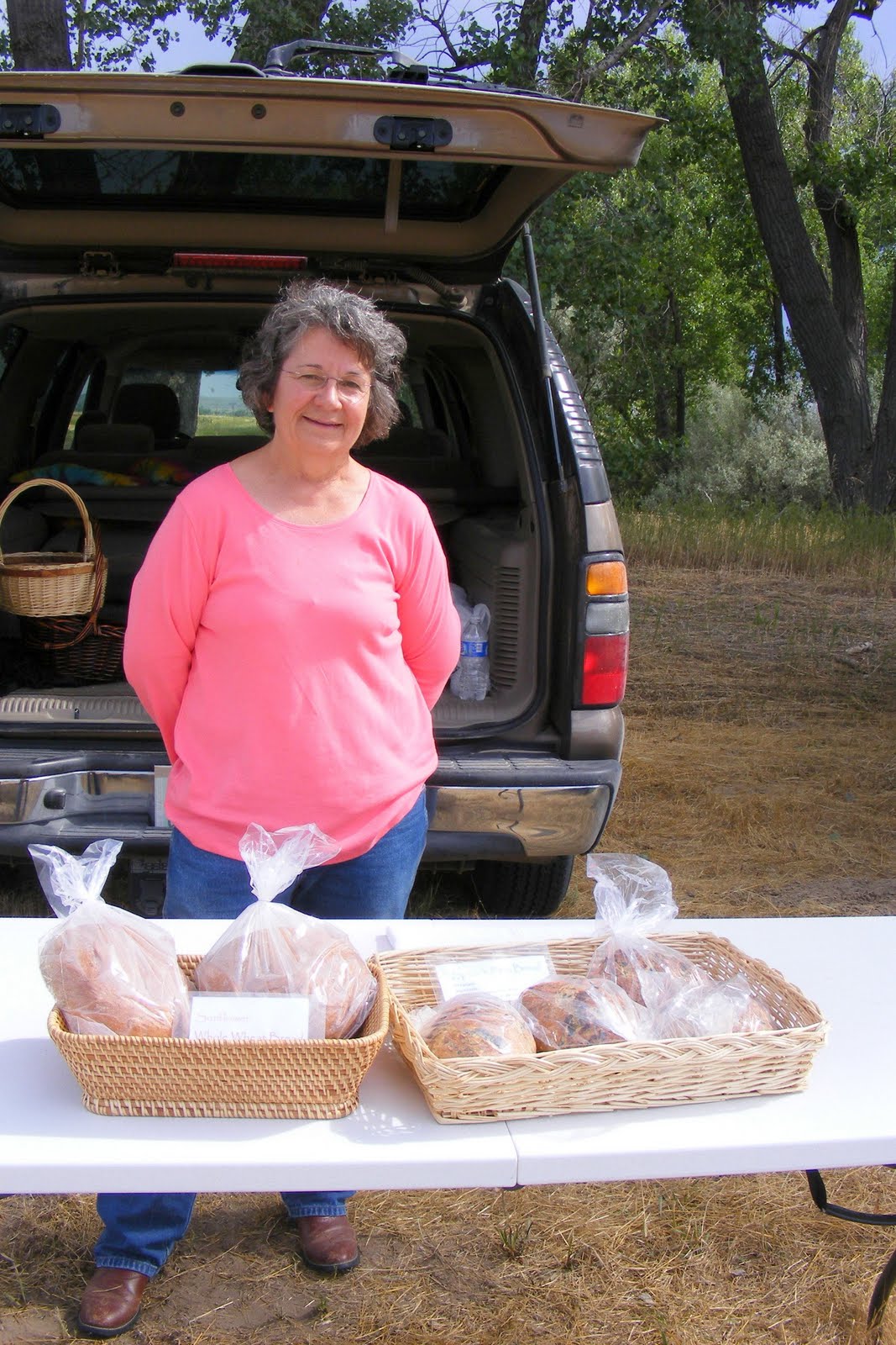 Country Chicken Girl Morrill's Farmers' Market 2010