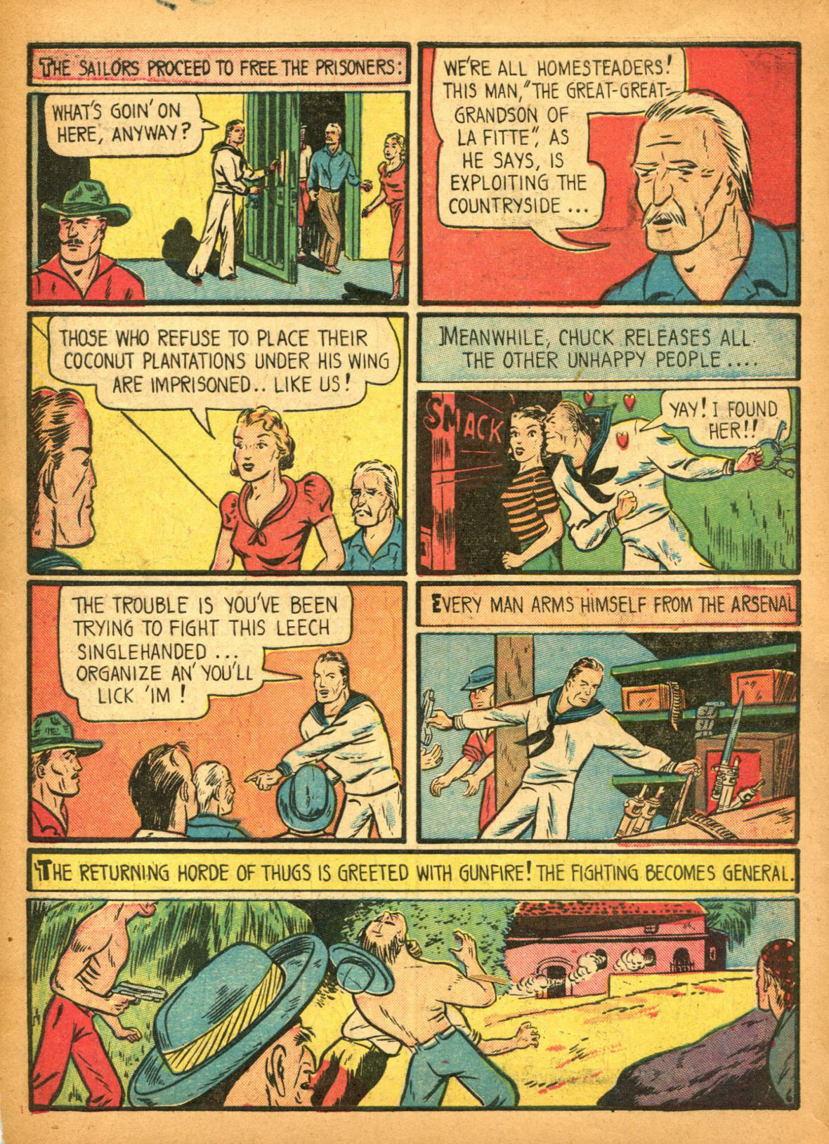 Read online Samson (1940) comic -  Issue #2 - 56