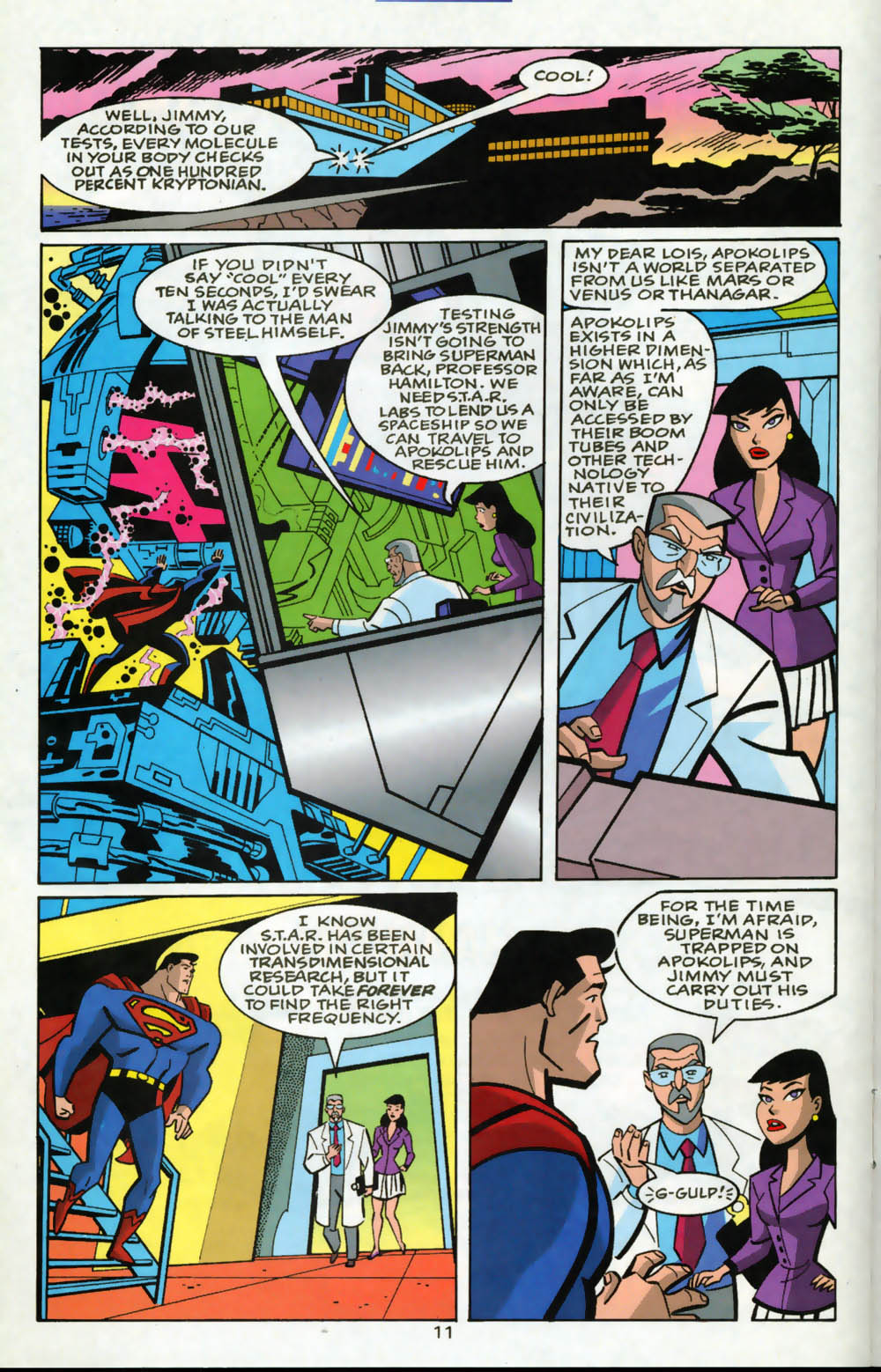 Read online Superman Adventures comic -  Issue #28 - 12