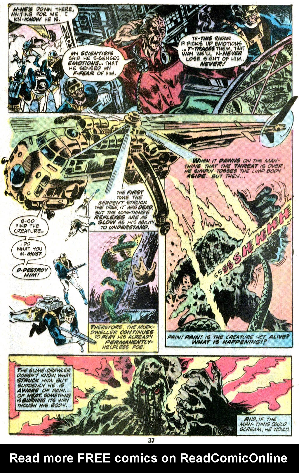 Read online Giant-Size Man-Thing comic -  Issue #5 - 29