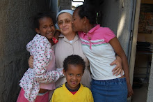 The girls kissing Sister!