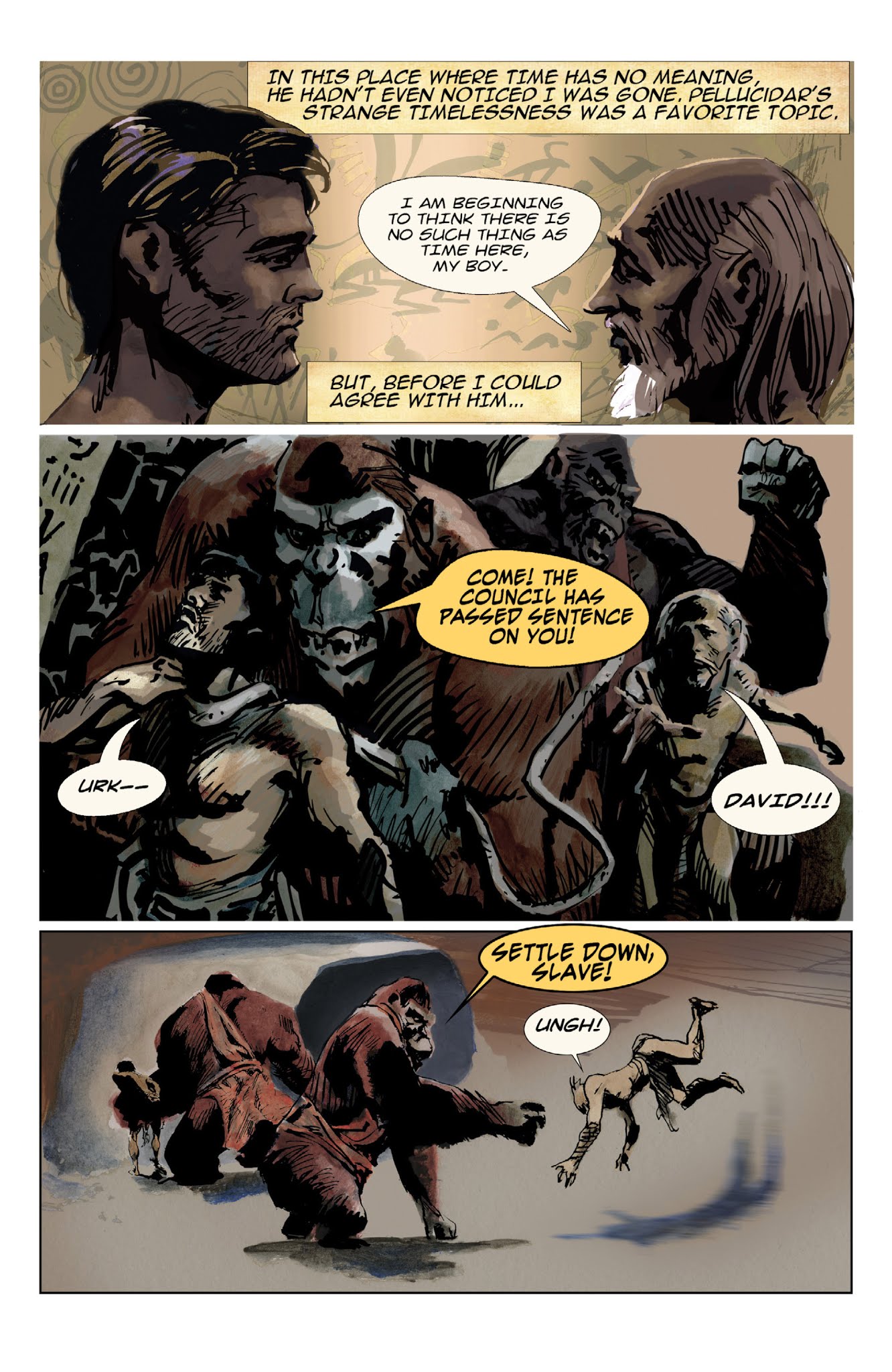 Read online Edgar Rice Burroughs' At the Earth's Core comic -  Issue # TPB - 61