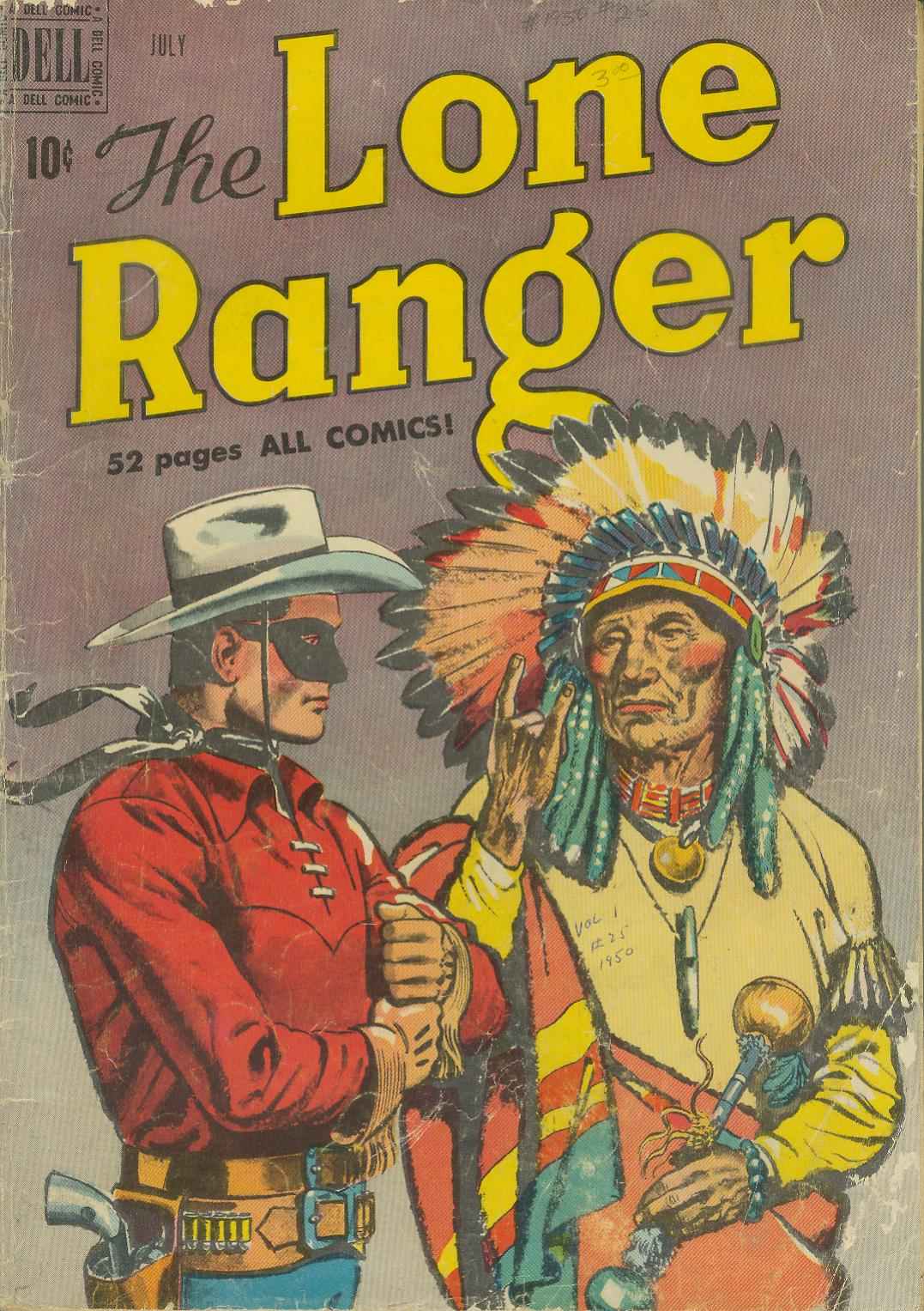 Read online The Lone Ranger (1948) comic -  Issue #25 - 1